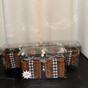 Black and white Christmas gift‎ ornaments NWT